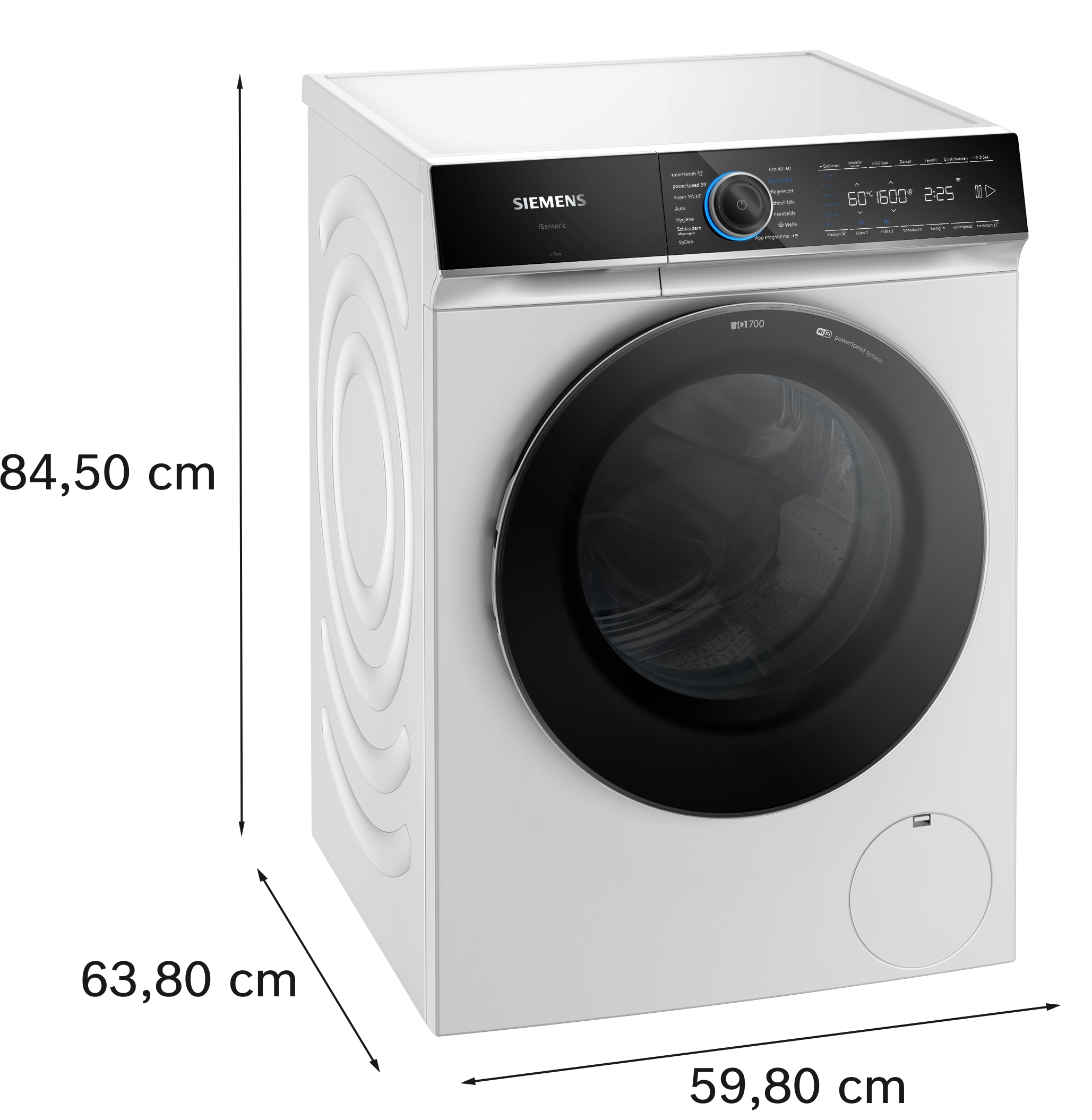 iQ700, Waschmaschine, Frontlader, 10 kg, max. 1600 U/min., WG56B2A42 – Bild 6