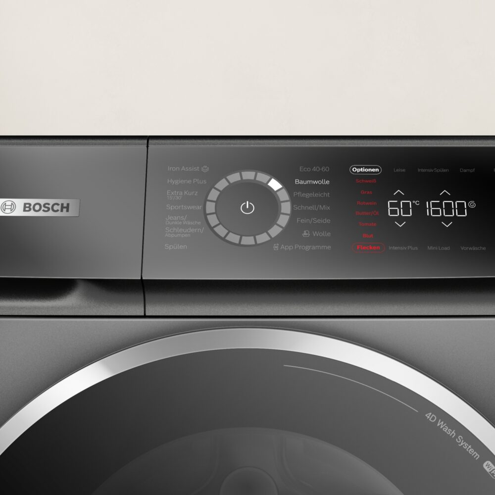 Alternative view of Serie 8, Waschmaschine, Frontlader, 11 kg, max. 1600 U/min., Grau, WGB2660R1