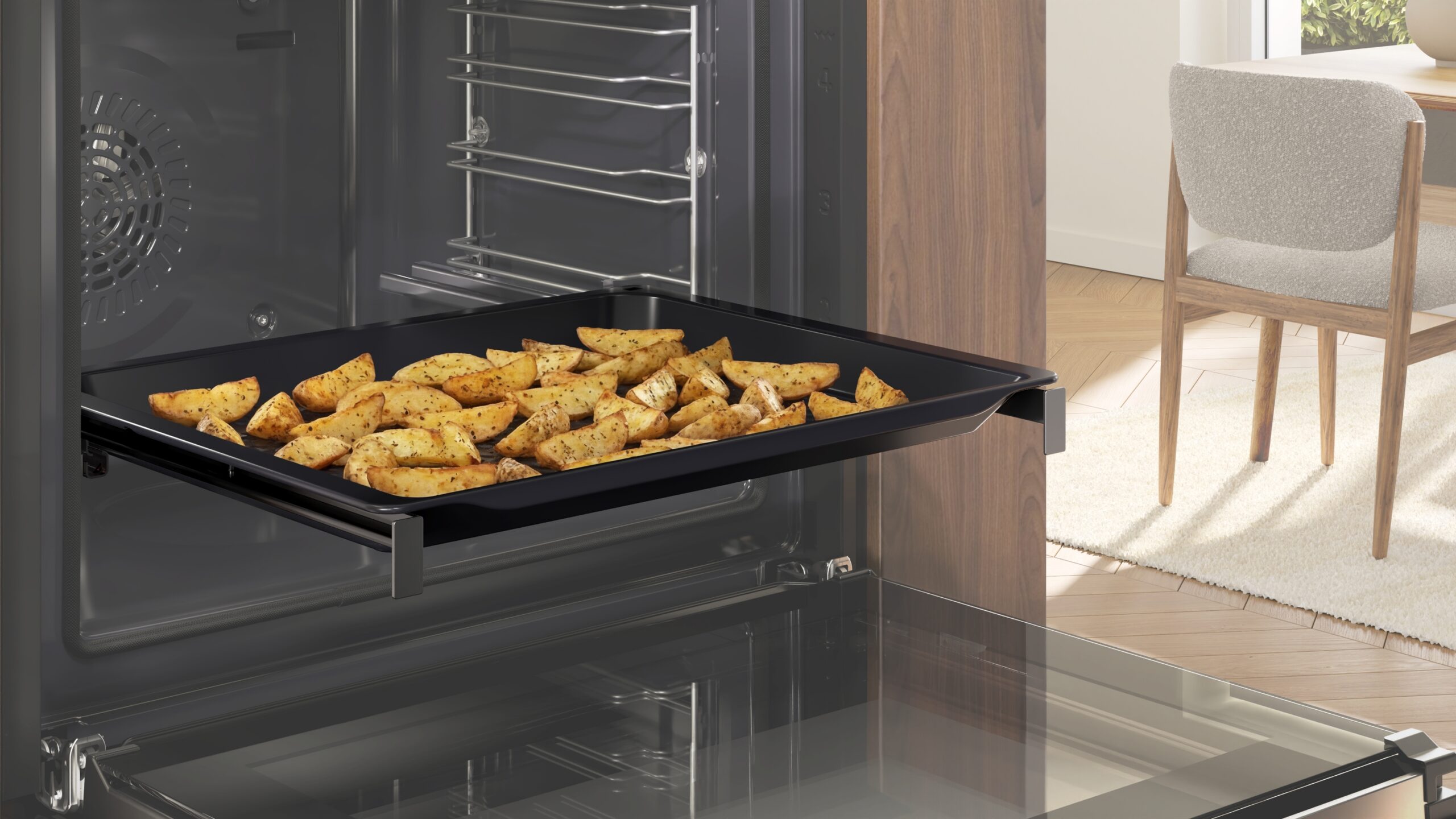 Air Fry & Grillblech, 34 x 455 x 375 mm, spülmaschinengeeignet, HEZ629070 – Bild 4