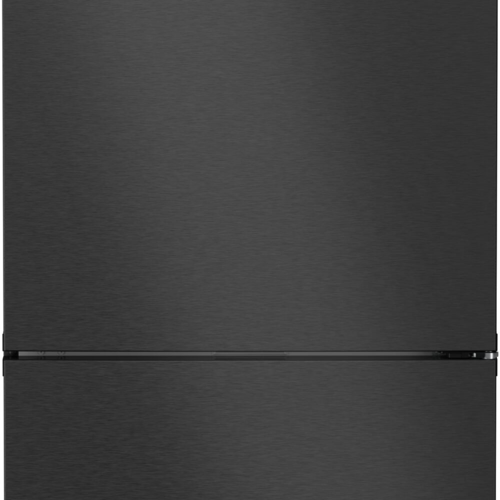 Series 8, free-standing fridge-freezer with freezer at bottom, 186 x 86 cm, Black inox-antifingerprint, KGP86AXB1N