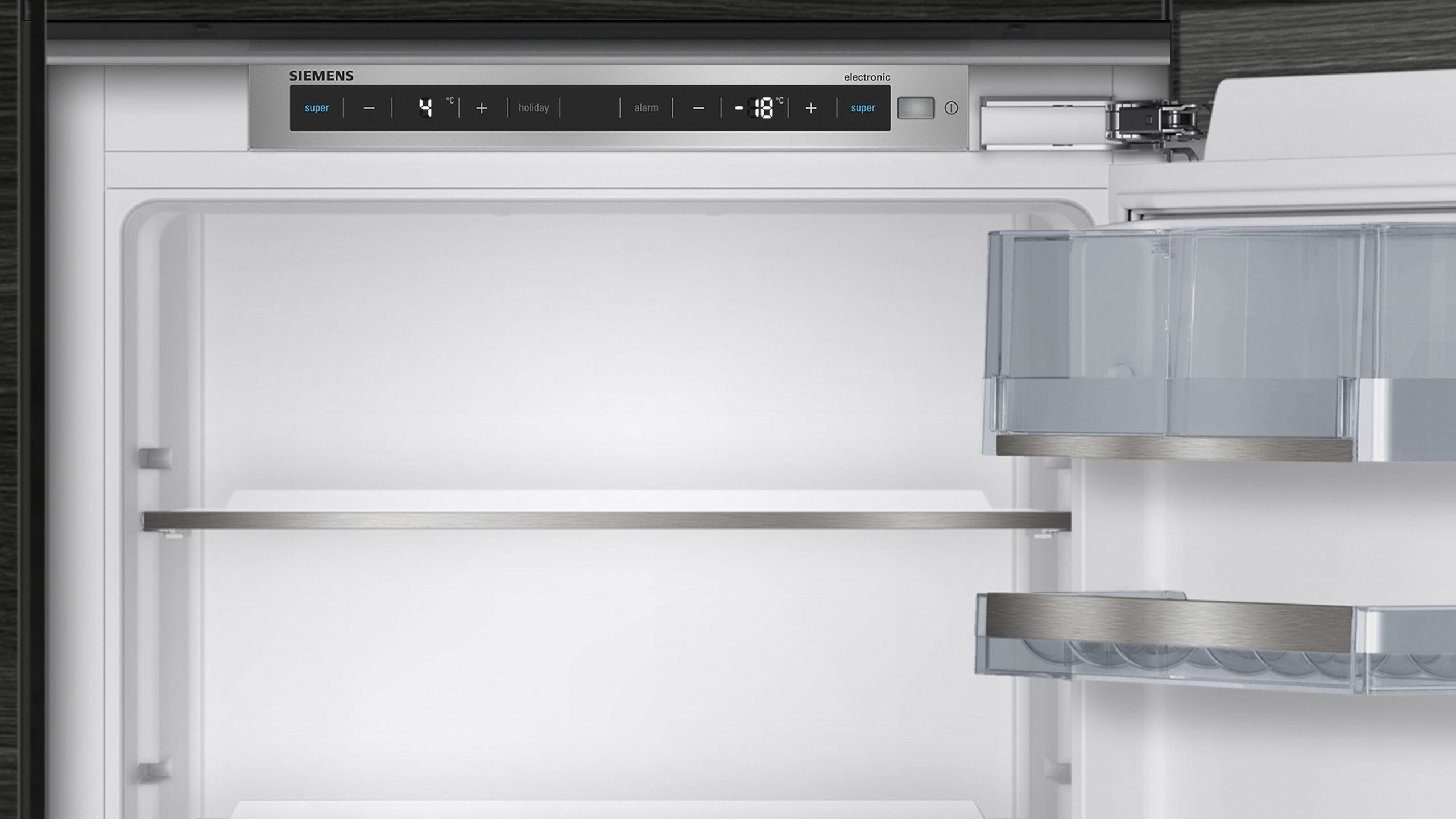 iQ500, Einbau-Kühl-Gefrier-Kombination mit Gefrierbereich unten, 177.2 x 55.8 cm, Flachscharnier mit Softeinzug, KI87SADE0 – Bild 3