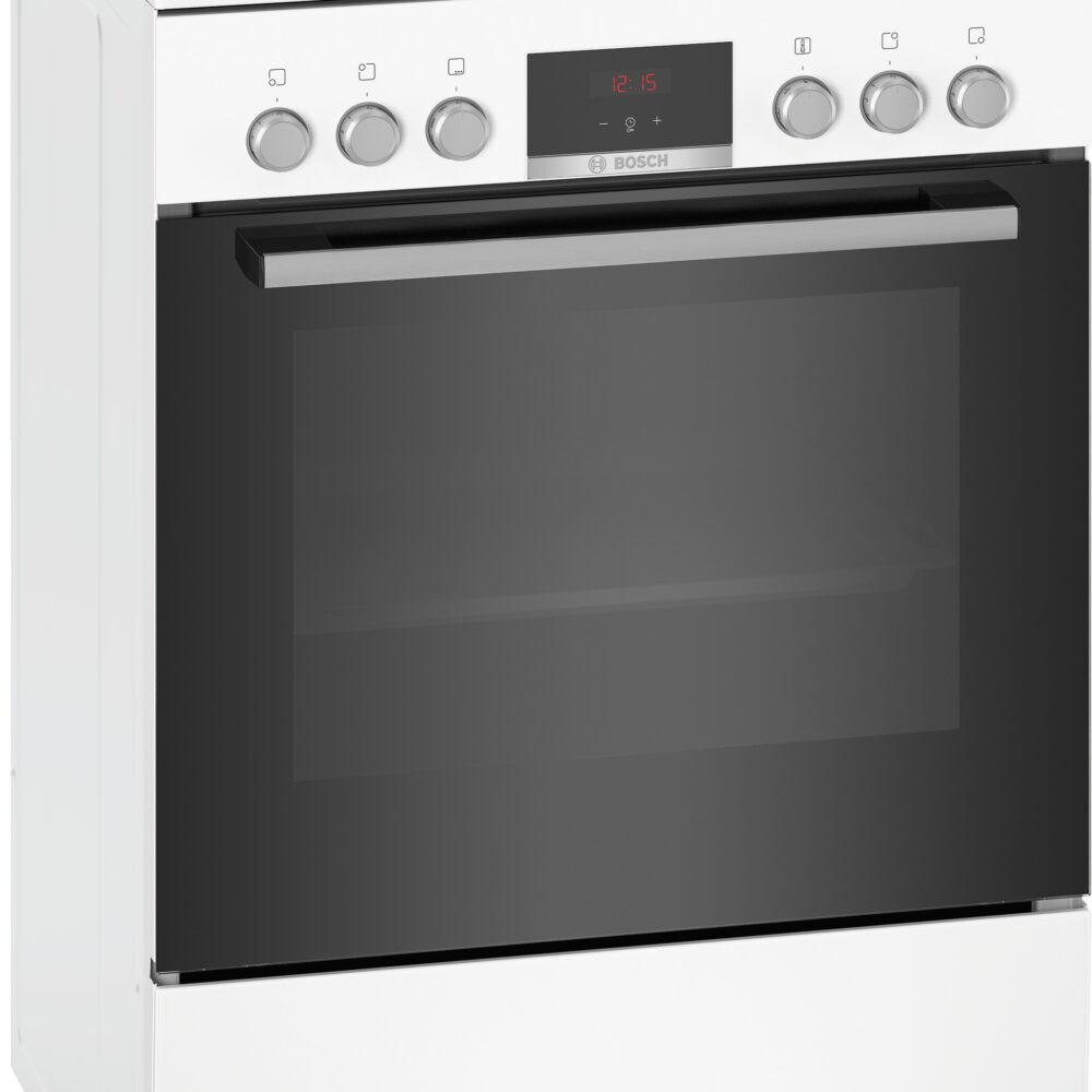 Serie 4, freistehender Elektroherd, Weiß, HKR39C220