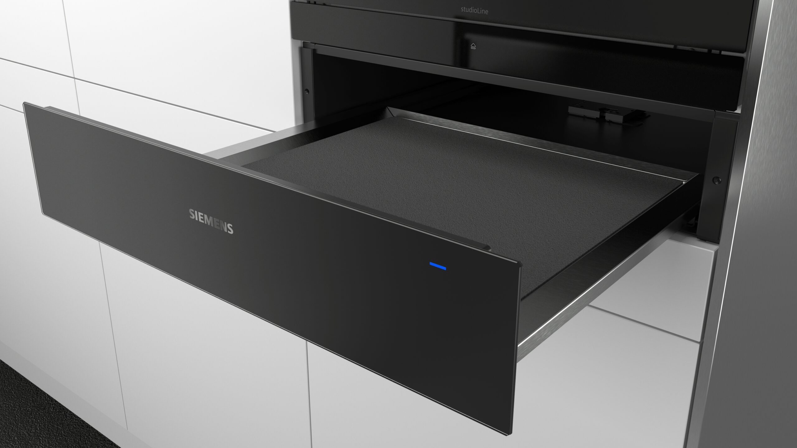 iQ500, Wärmeschublade, 60 x 14 cm, Schwarz, Edelstahl, BI510CNR0 – Bild 2