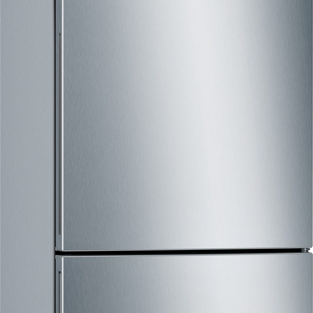 Serie 6, Freistehende Kühl-Gefrier-Kombination mit Gefrierbereich unten, 201 x 60 cm, Inox, KGE39AICA