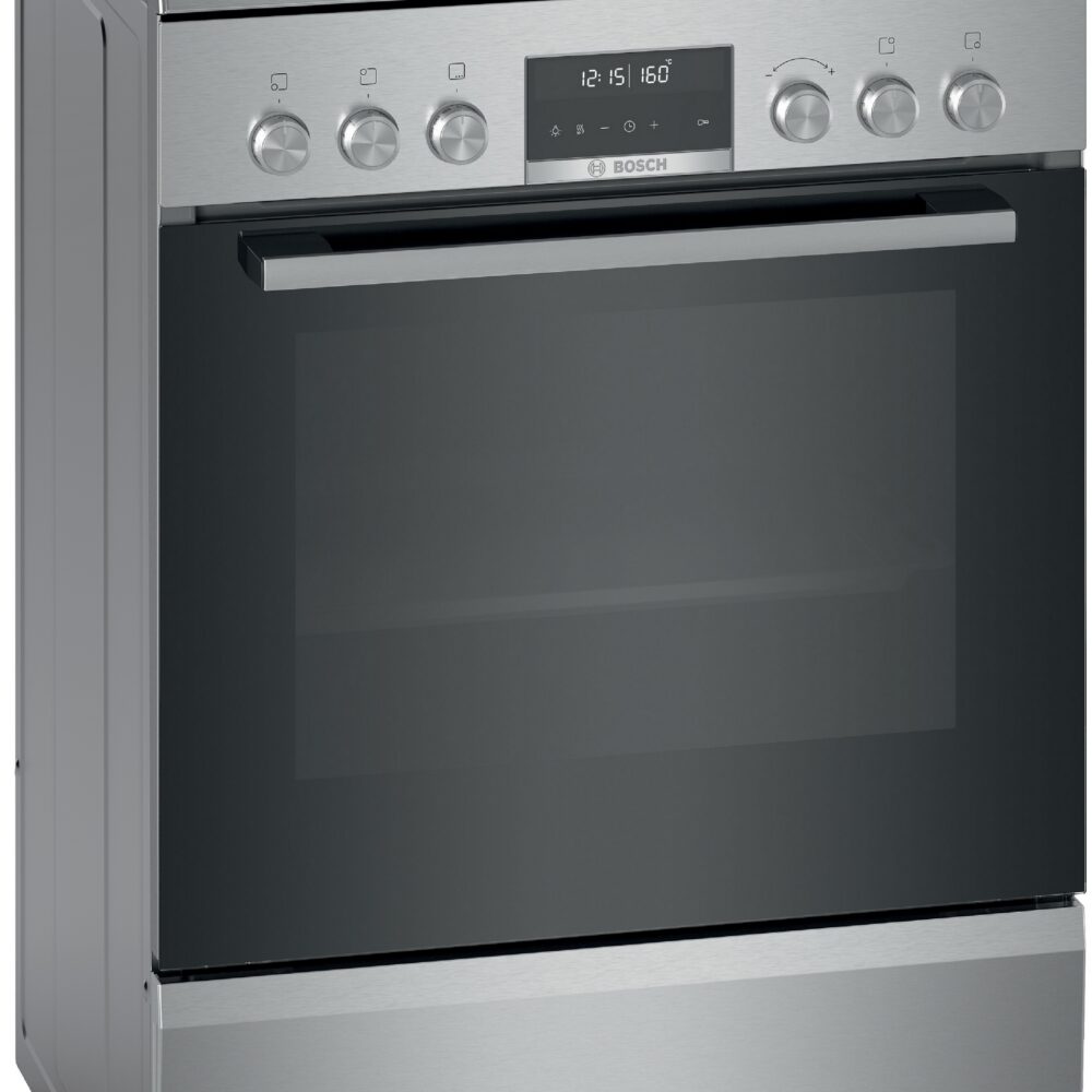 Serie 6, freistehender Elektroherd, Edelstahl, HKS79U250