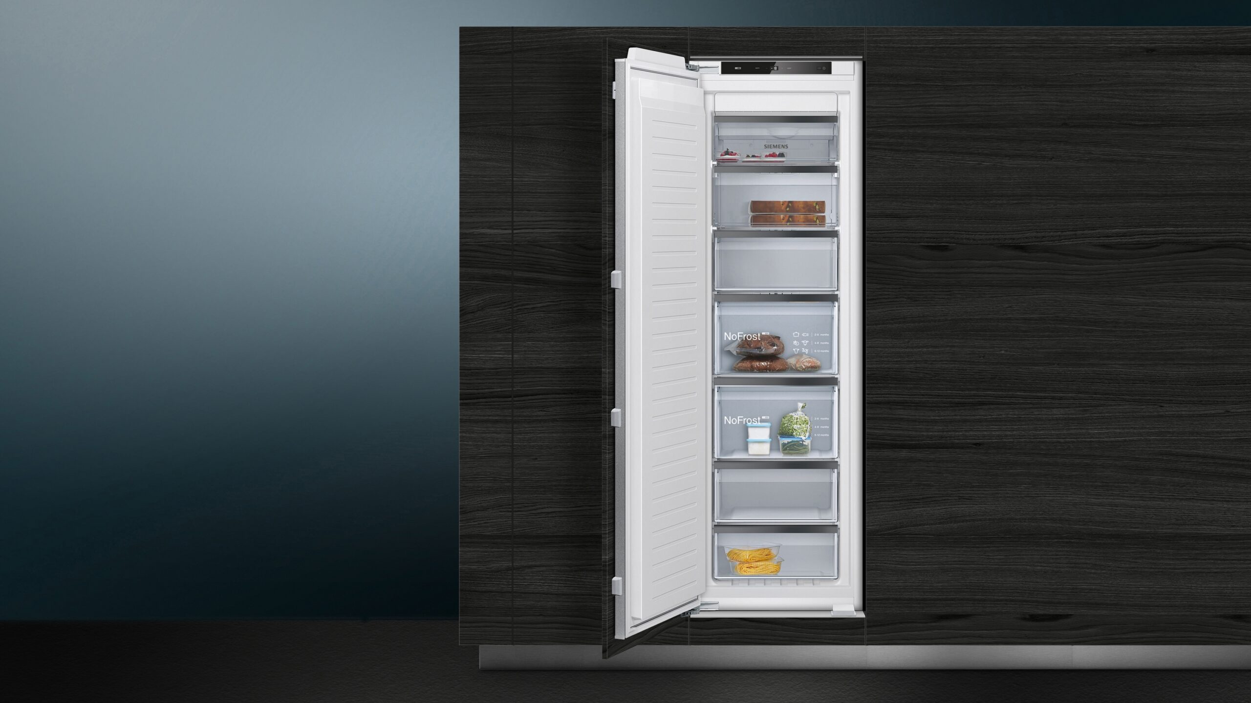 iQ500, Einbau-Gefrierschrank, 177.2 x 55.8 cm, Flachscharnier mit Softeinzug, GI81NSCD0 – Bild 2
