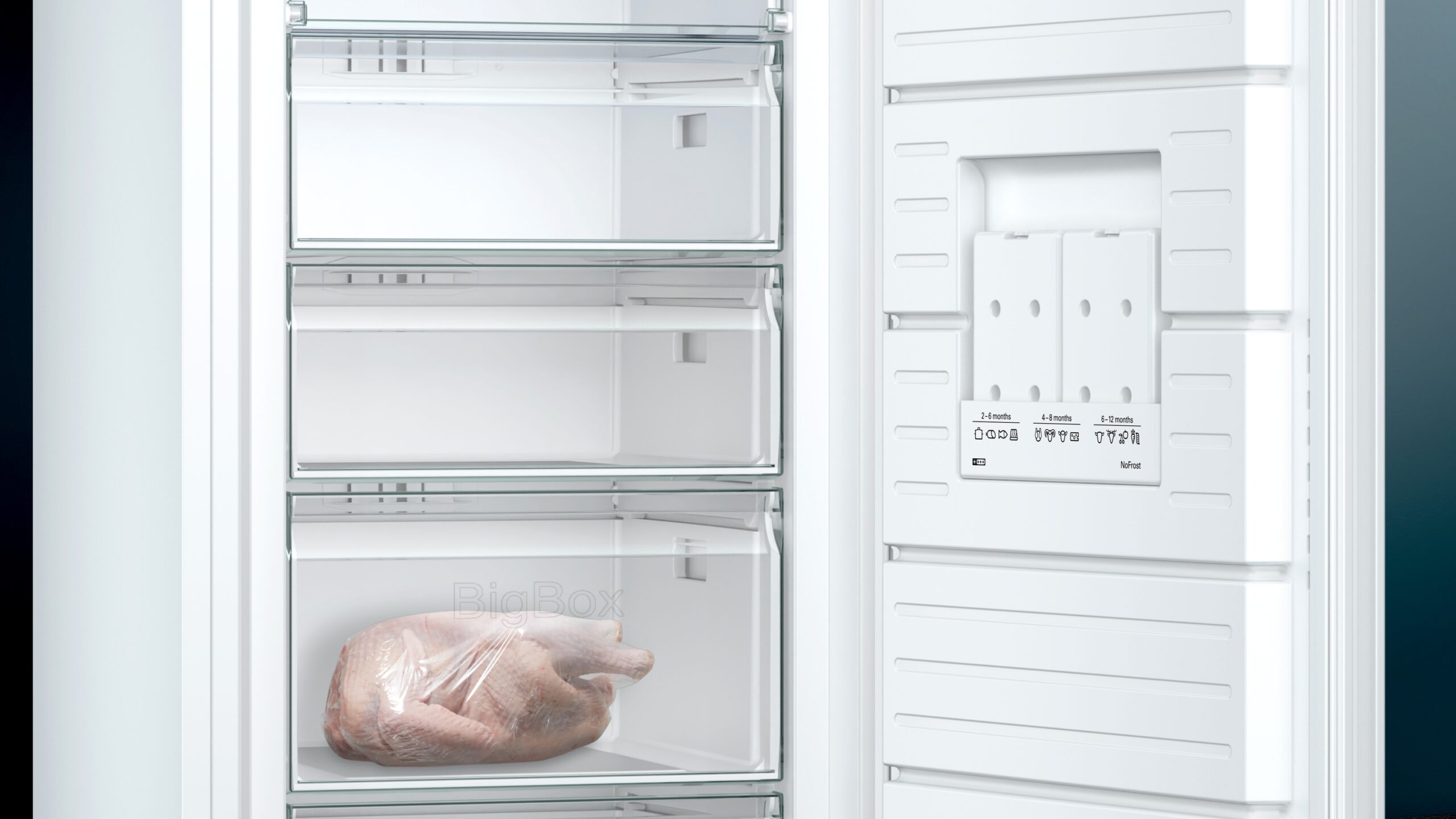 iQ500, Freistehender Gefrierschrank, 176 x 70 cm, GS54NUWDV – Bild 5