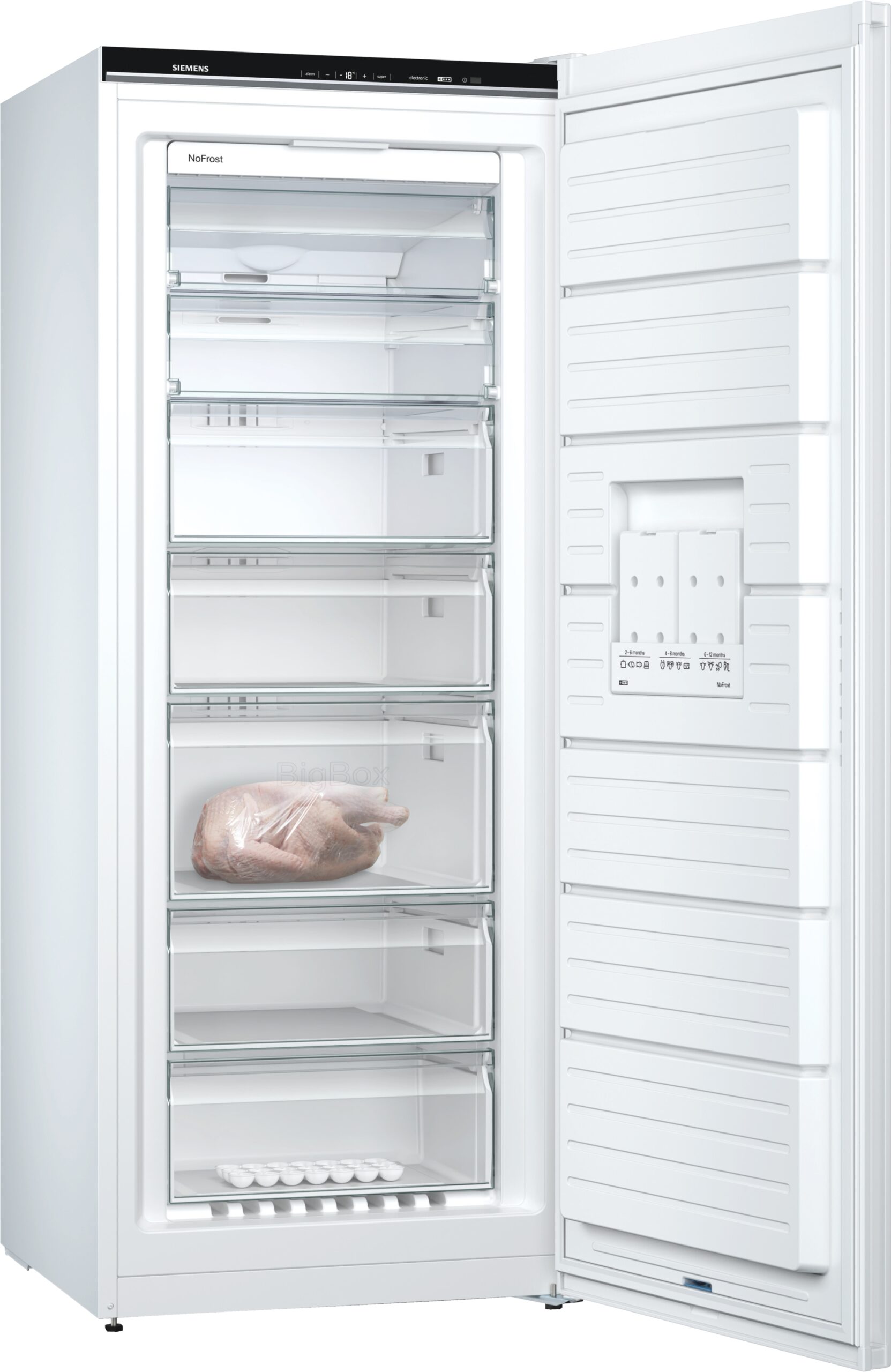 iQ500, Freistehender Gefrierschrank, 176 x 70 cm, GS54NUWDV – Bild 3