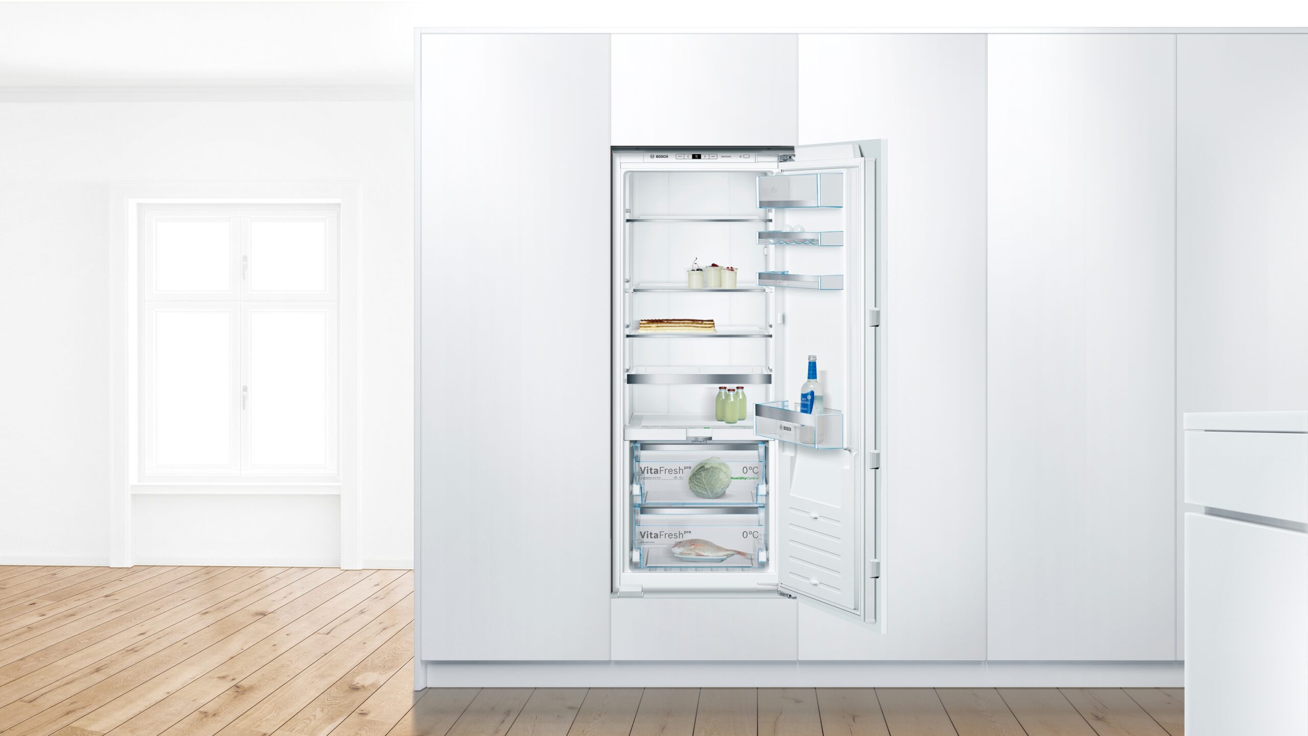 Serie 8, Einbau-Kühlschrank, 139.7 x 55.8 cm, Flachscharnier, KIF51AFE0 – Bild 2
