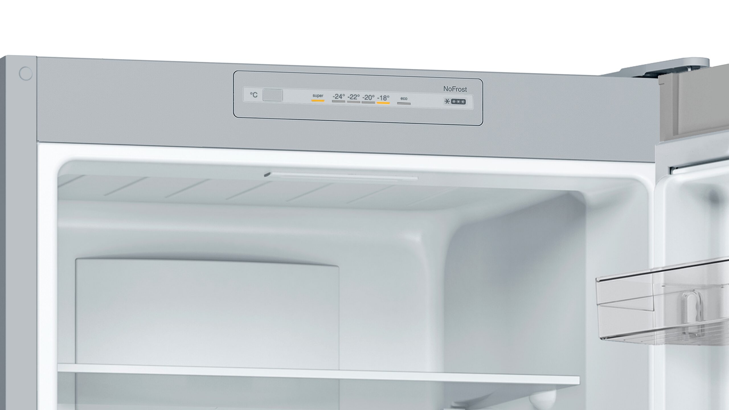 Serie 2, Freistehende Kühl-Gefrier-Kombination mit Gefrierbereich unten, 176 x 60 cm, Metall-Optik, KGN33NLEB – Bild 4
