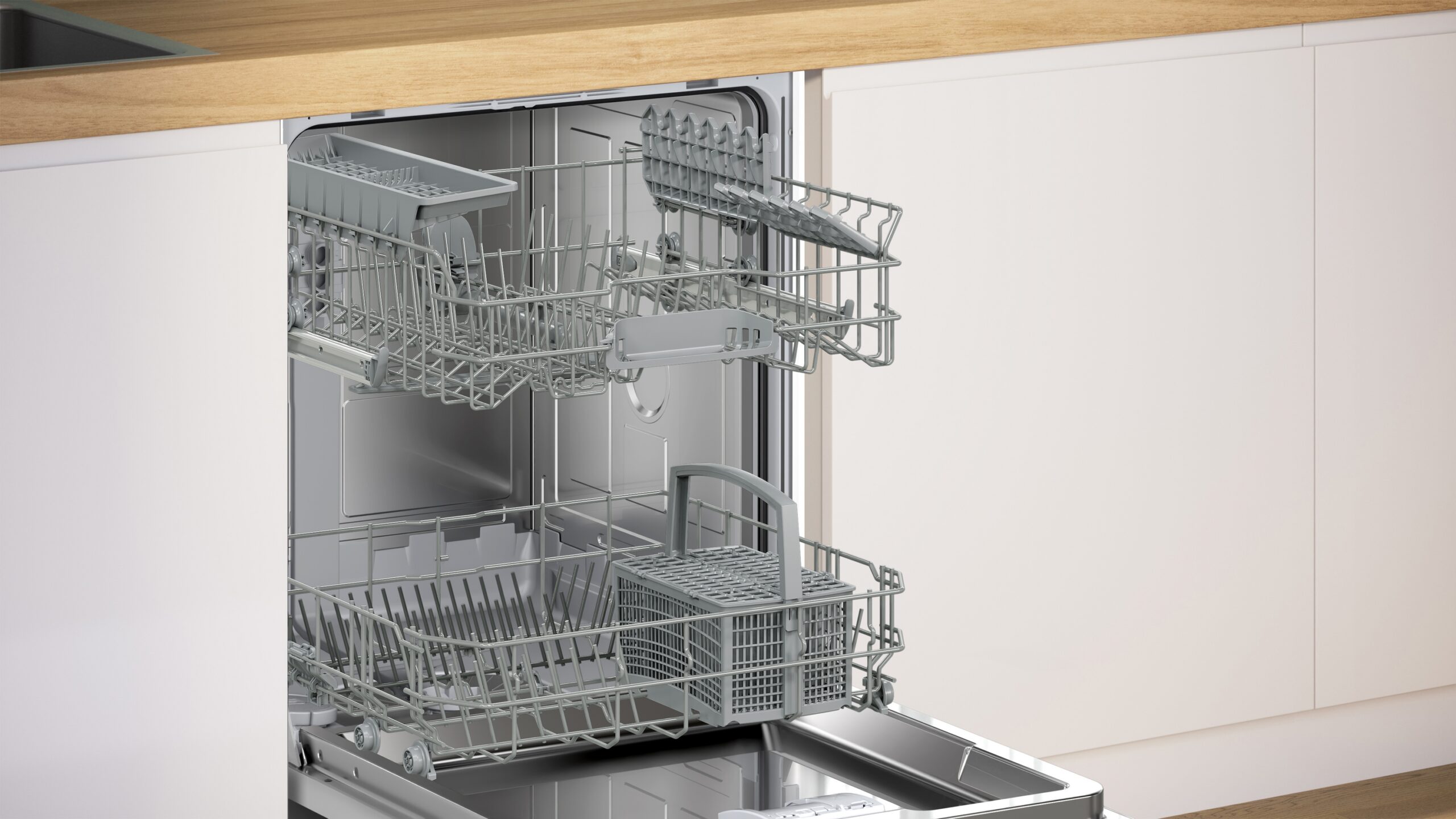 Serie 2, Unterbau-Geschirrspüler, 60 cm, Gebürsteter Stahl, SMU2ITS09E – Bild 5