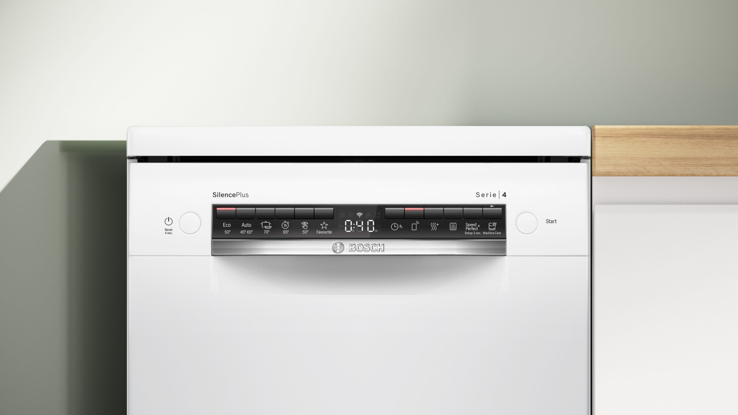 Serie 4, Freistehender Geschirrspüler, 45 cm, Weiß, SPS4HMW13E – Bild 3