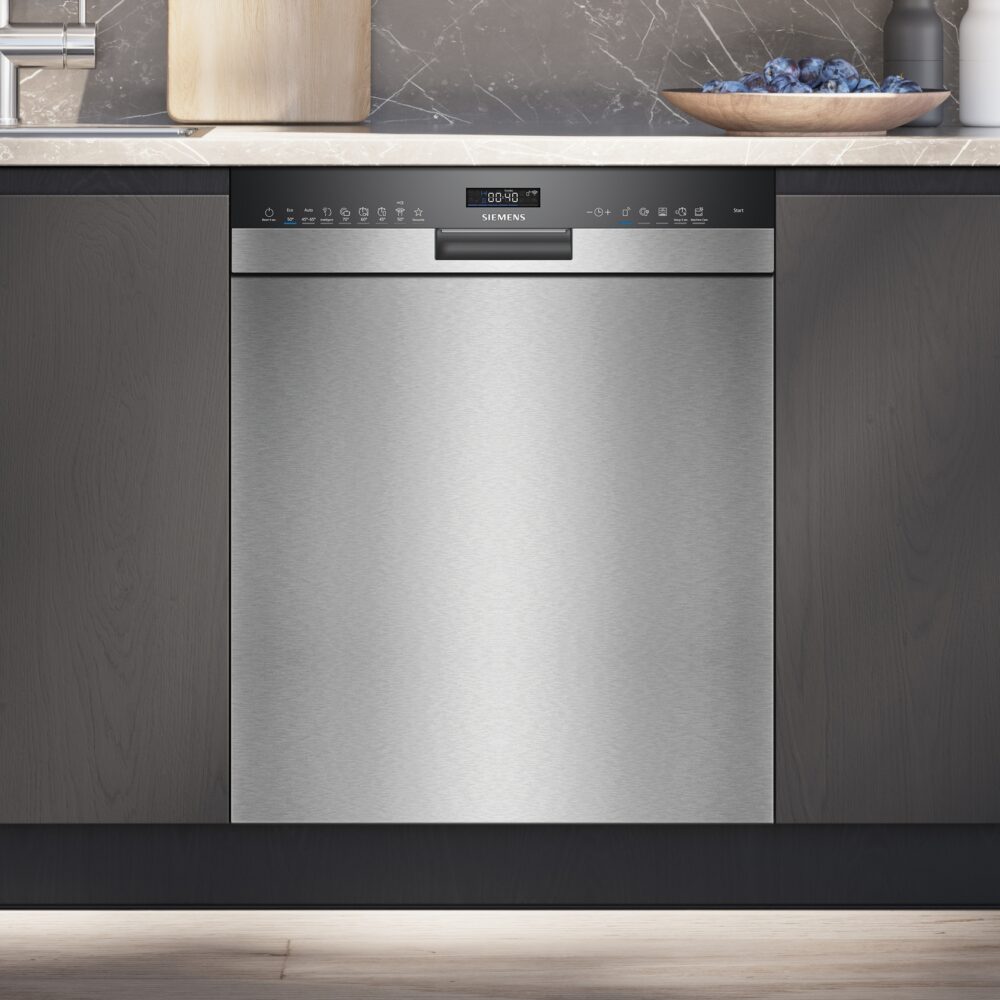 Alternative view of iQ500, Unterbau-Geschirrspüler, 60 cm, Gebürsteter Stahl, SN45YS07CE