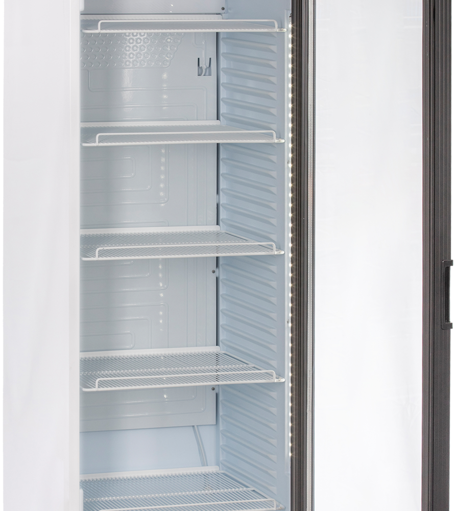 Alternative view of KBS 375 GDU UMLUFT GLASTÜR-KÜHLSCHRANK MIT DISPLAY